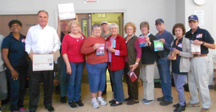 PASS packs boxes for troops